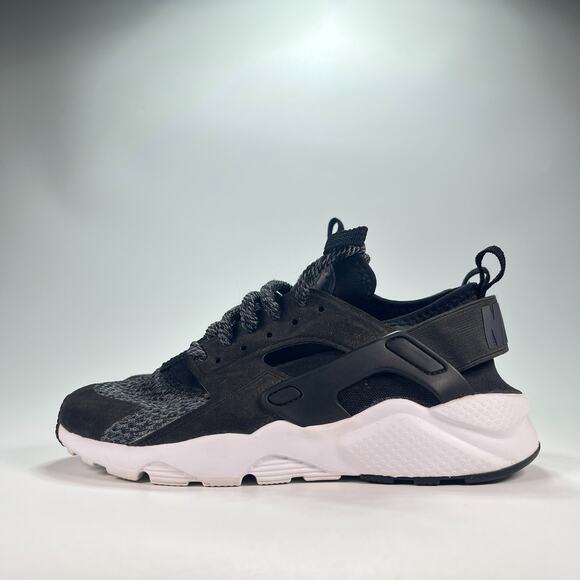 Nike Air Huarache Run Ultra Black White Running Shoes 942121-004 Youth Size 4.5 - Picture 4 of 10